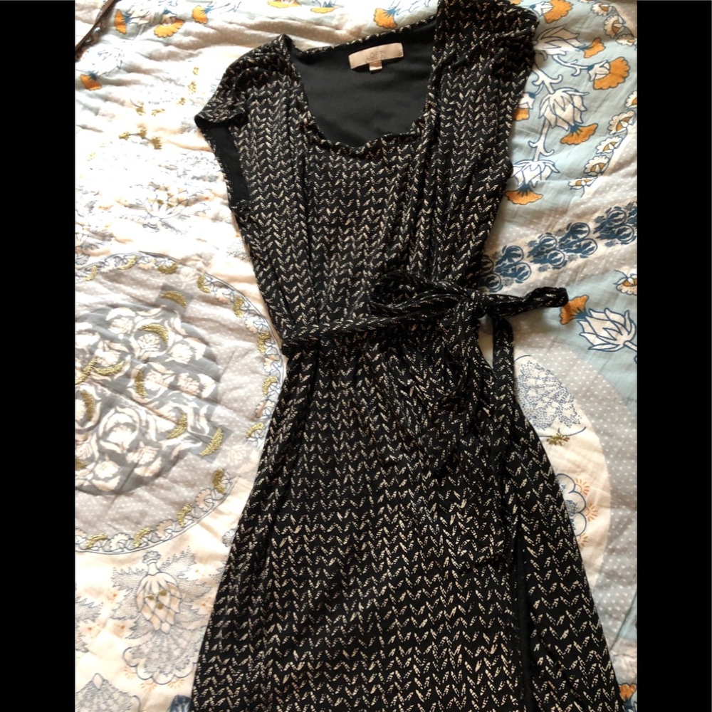 LOFT black & white dress